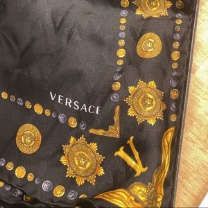 NEW VERSACE Western Silk Scarf